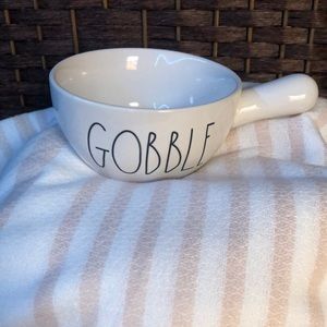 Rae Dunn GOBBLE soup bowl